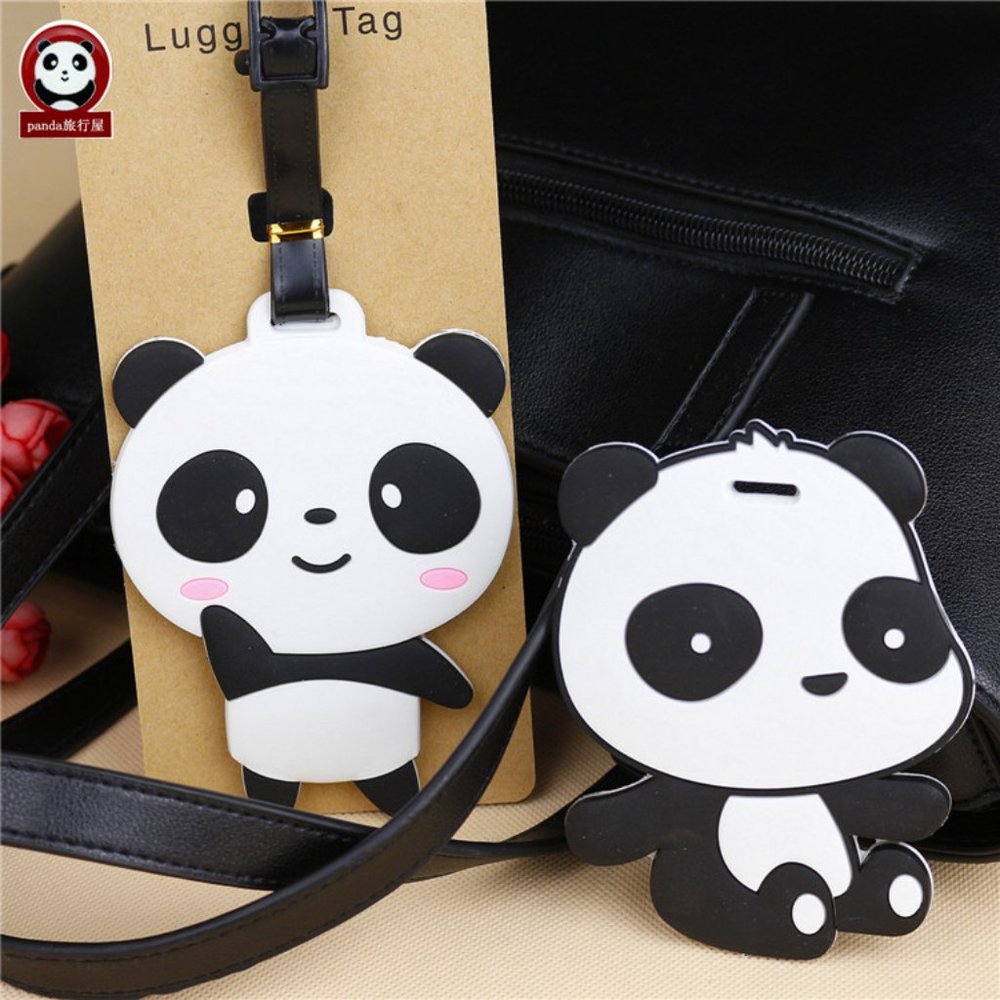 Kawaii Panda Luggage Tag
